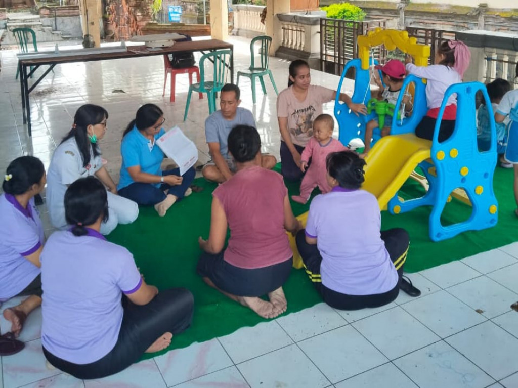 Posyandu Balita Banjar Tegeh Hadirkan Fasilitas Mainan Baru untuk Mendukung Perkembangan Anak